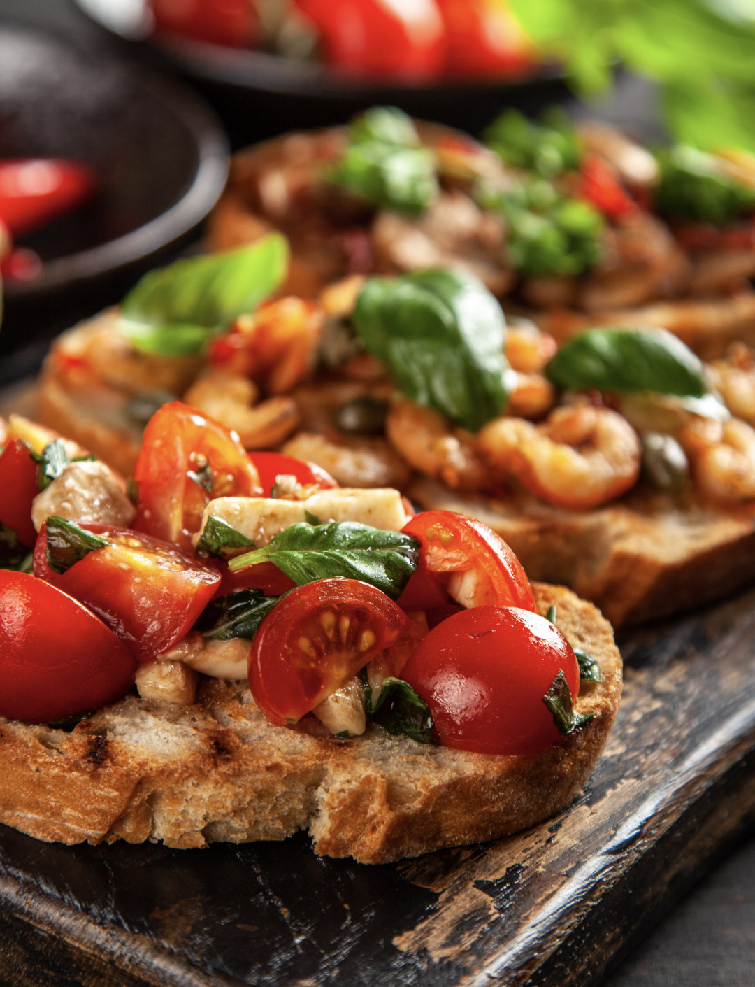 Bruschetta antipasto italiano